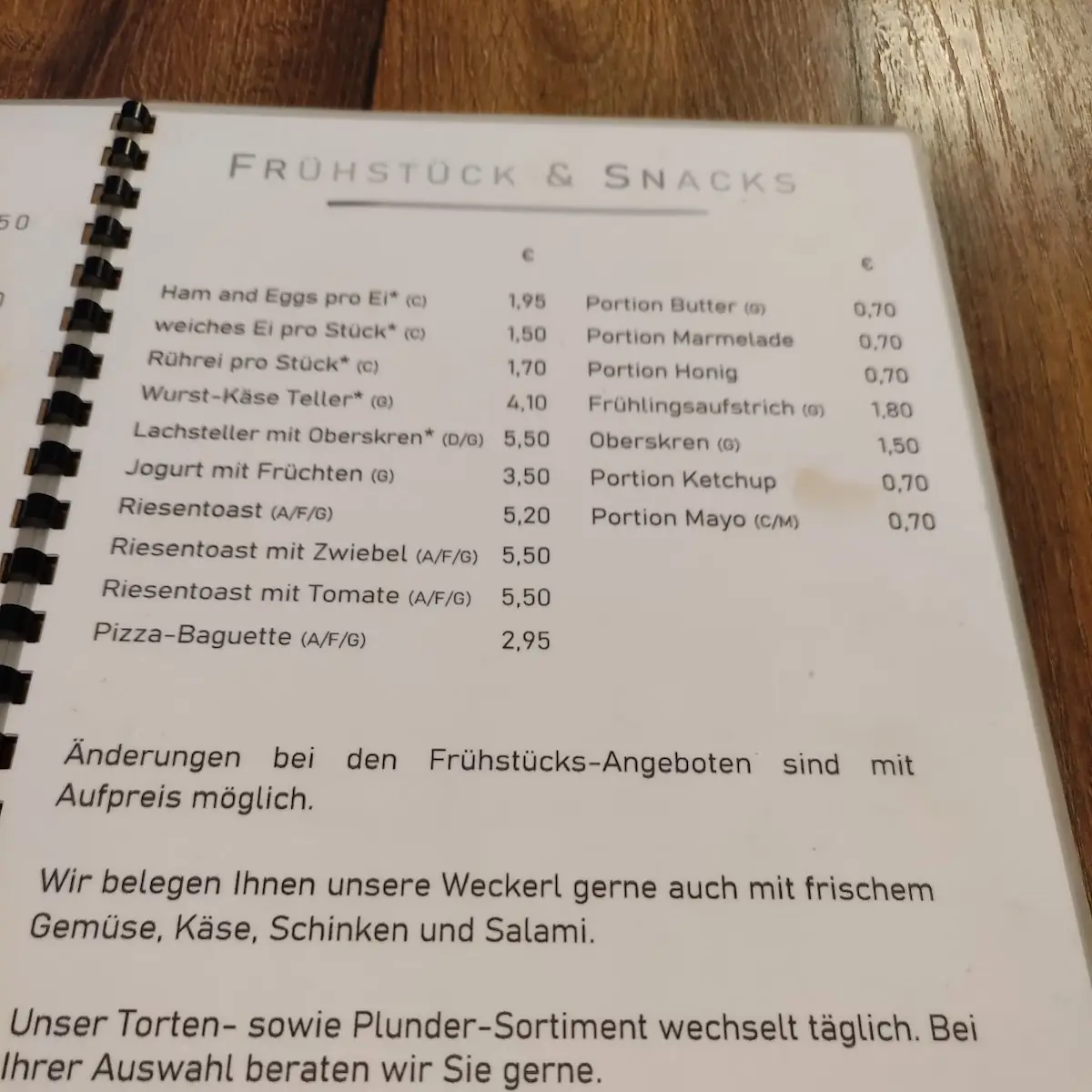 Speisekarte photo 1