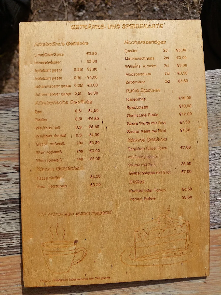 Speisekarte photo 1