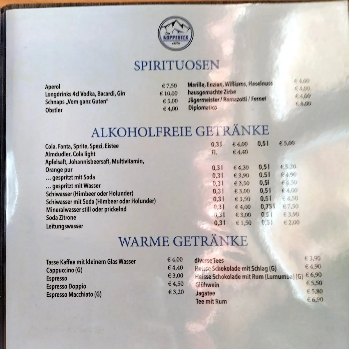 Speisekarte photo 3