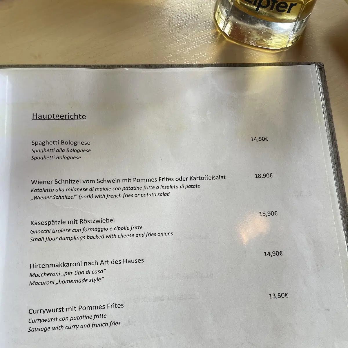 Speisekarte photo 9