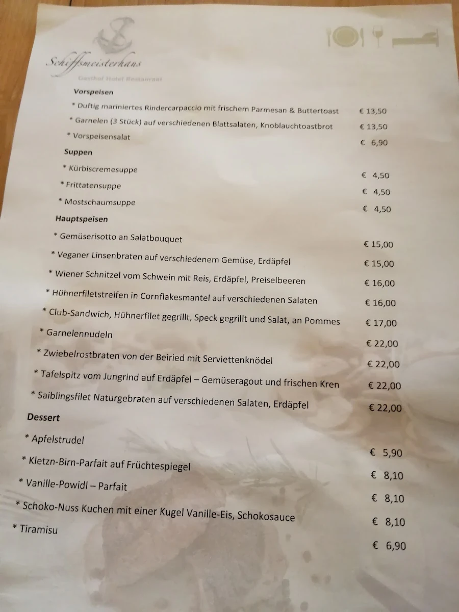 Speisekarte photo 1