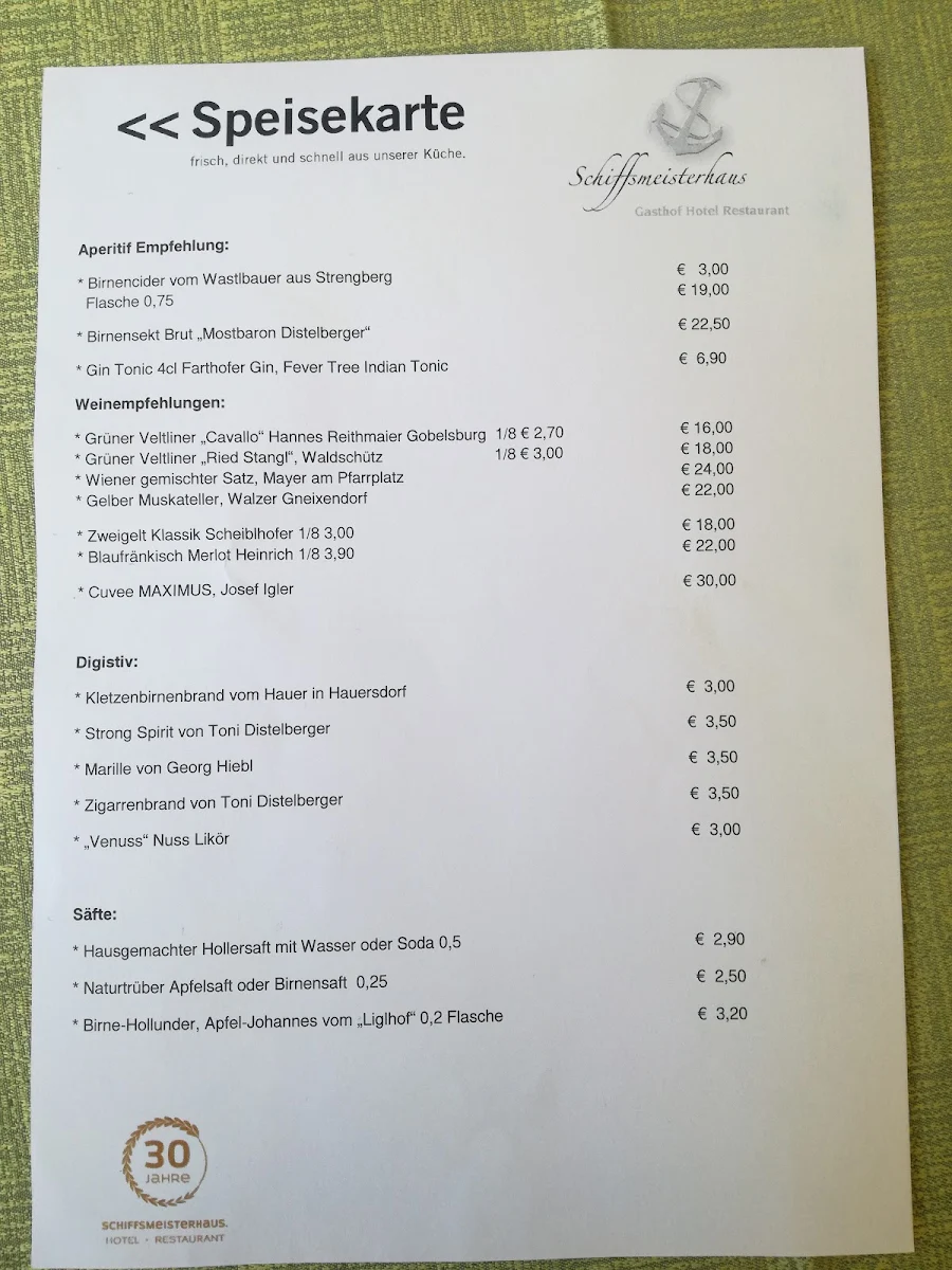 Speisekarte photo 2