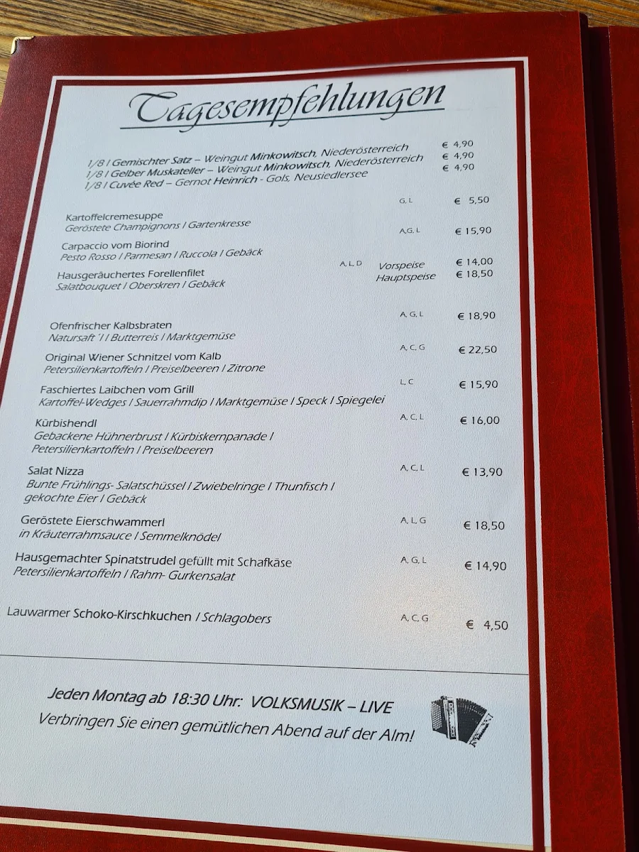 Speisekarte photo 4