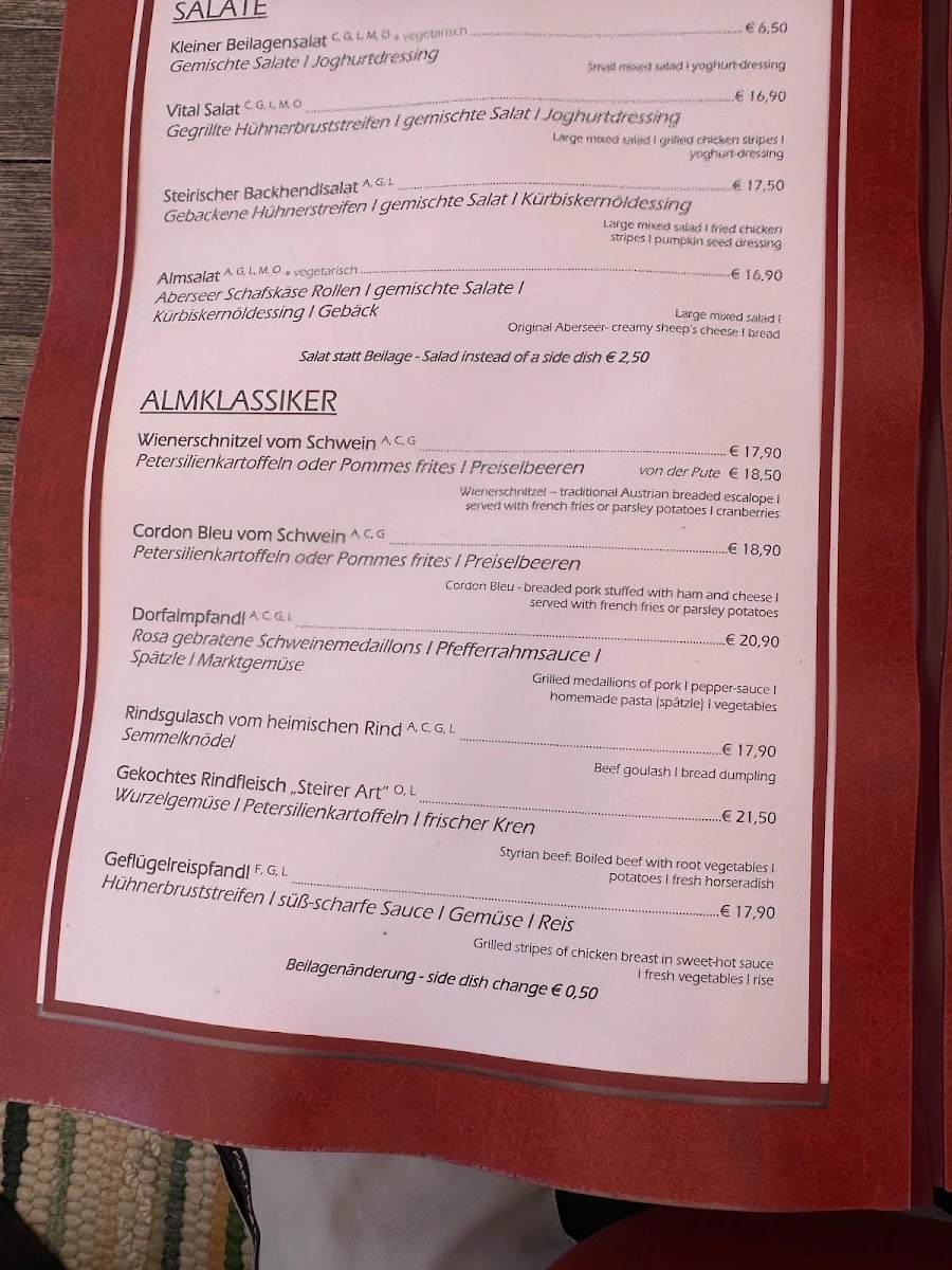 Speisekarte photo 6