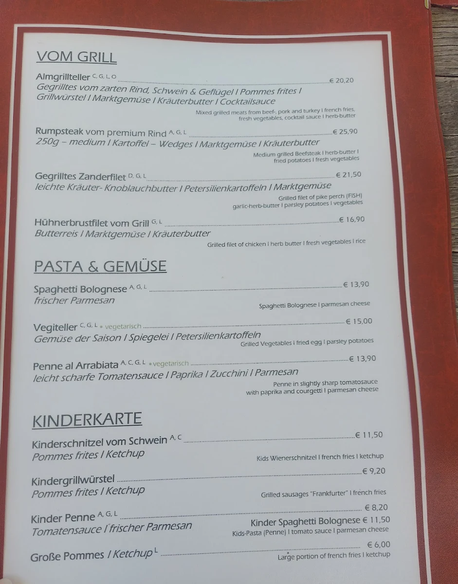 Speisekarte photo 9