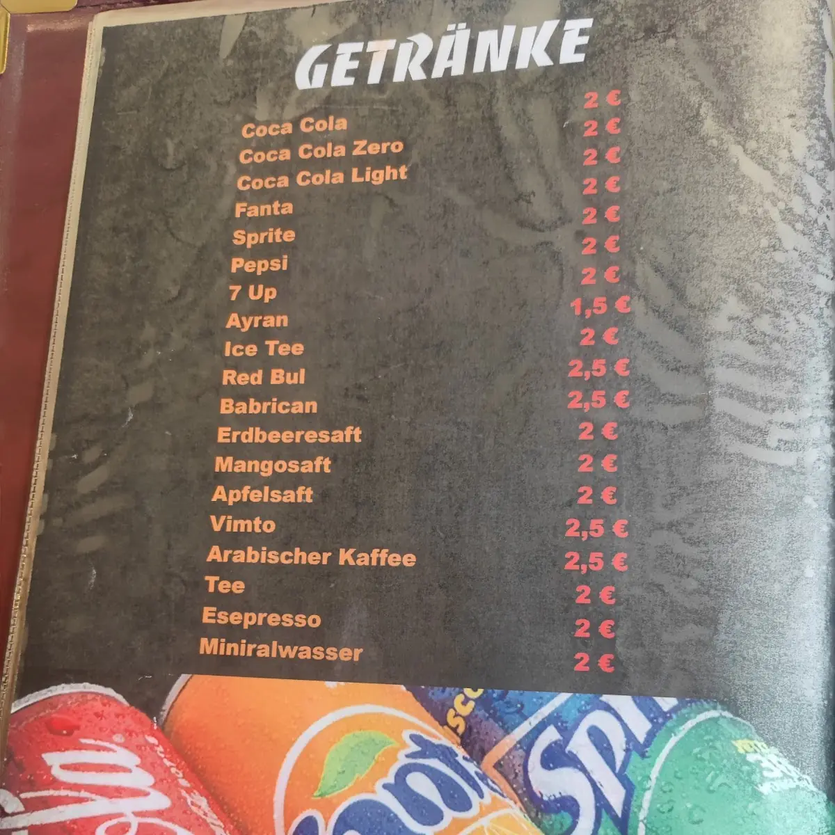 Speisekarte photo 4