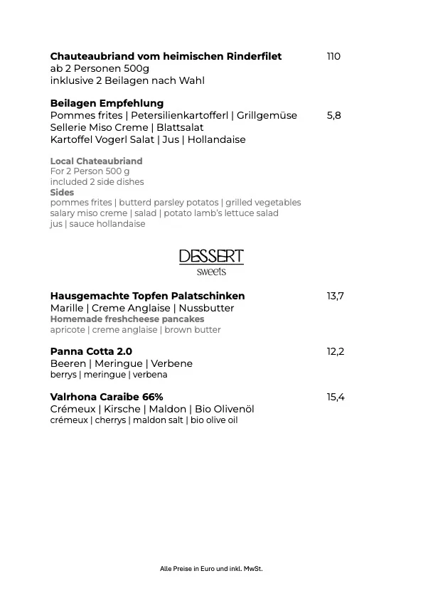 Speisekarte photo 5