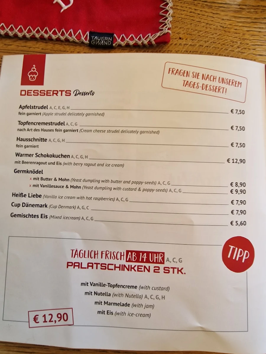 Speisekarte photo 1