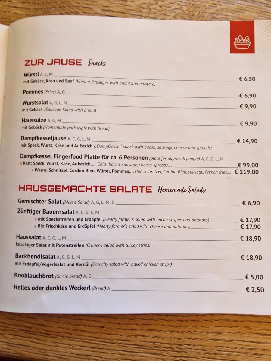 Speisekarte photo 4