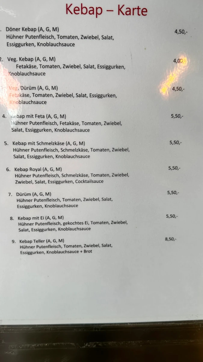Speisekarte photo 3