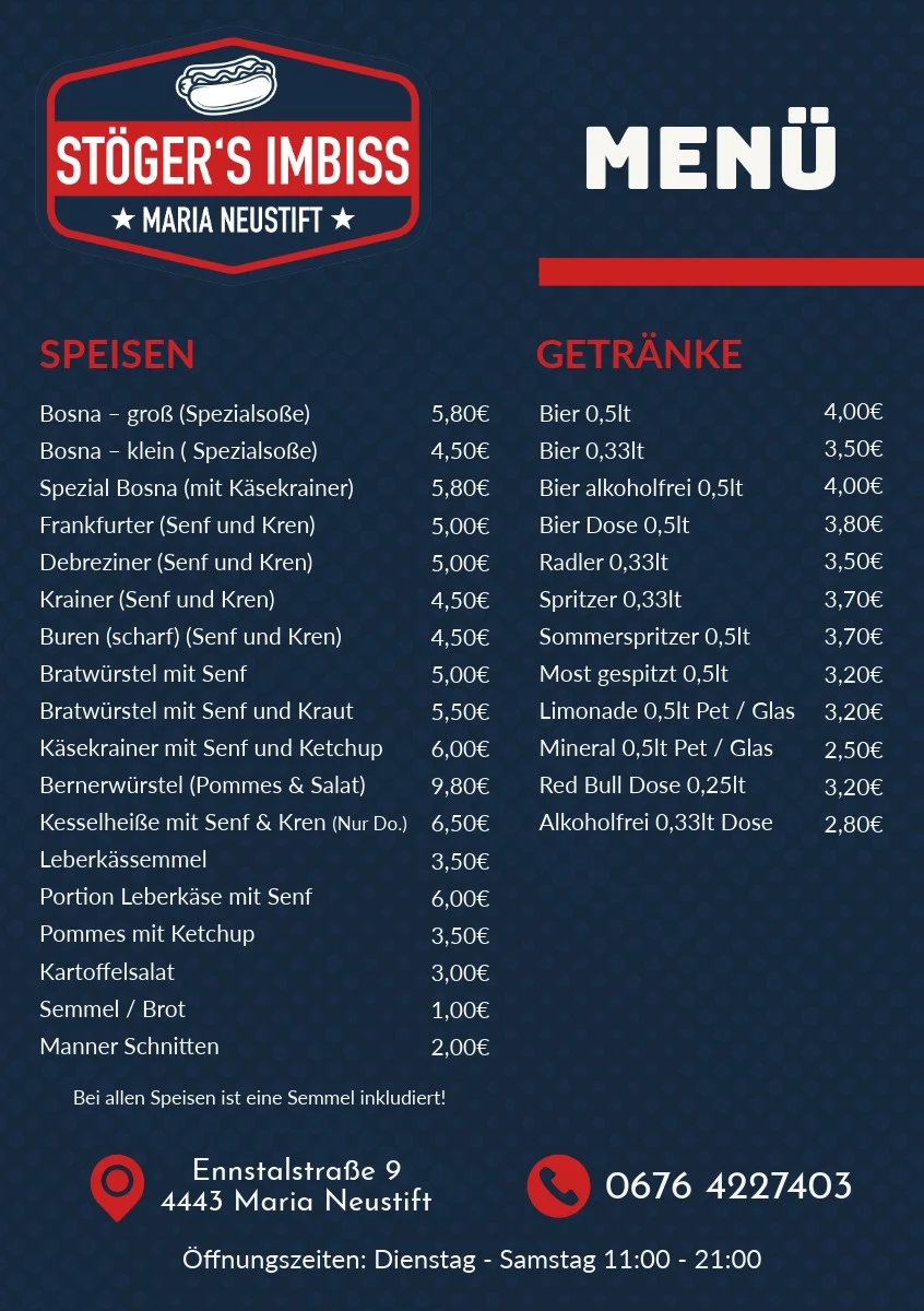 Speisekarte photo 1