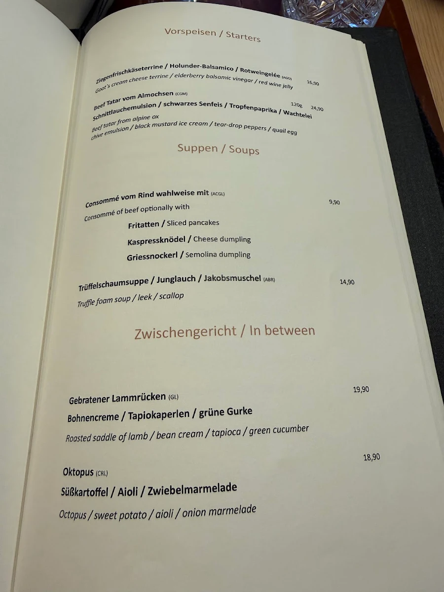 Speisekarte photo 1