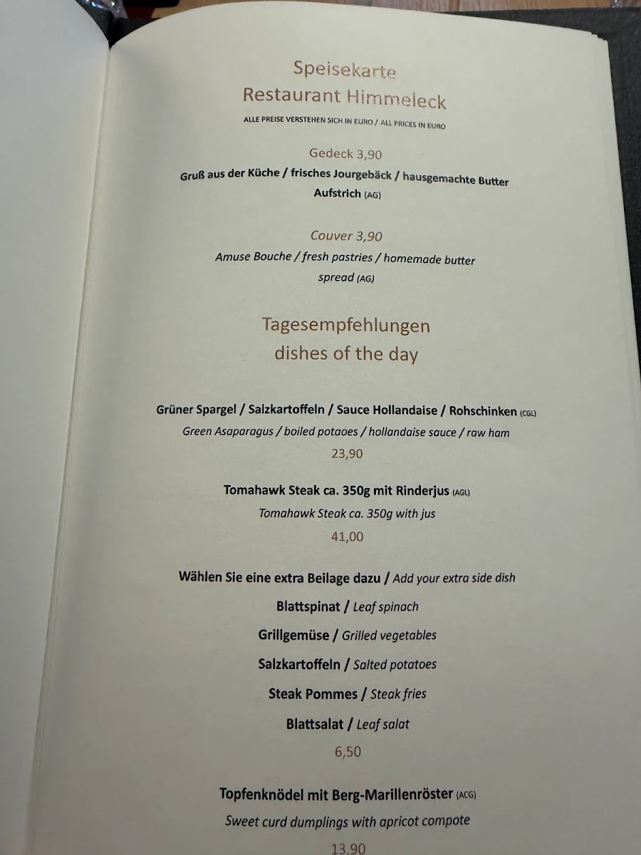 Speisekarte photo 3