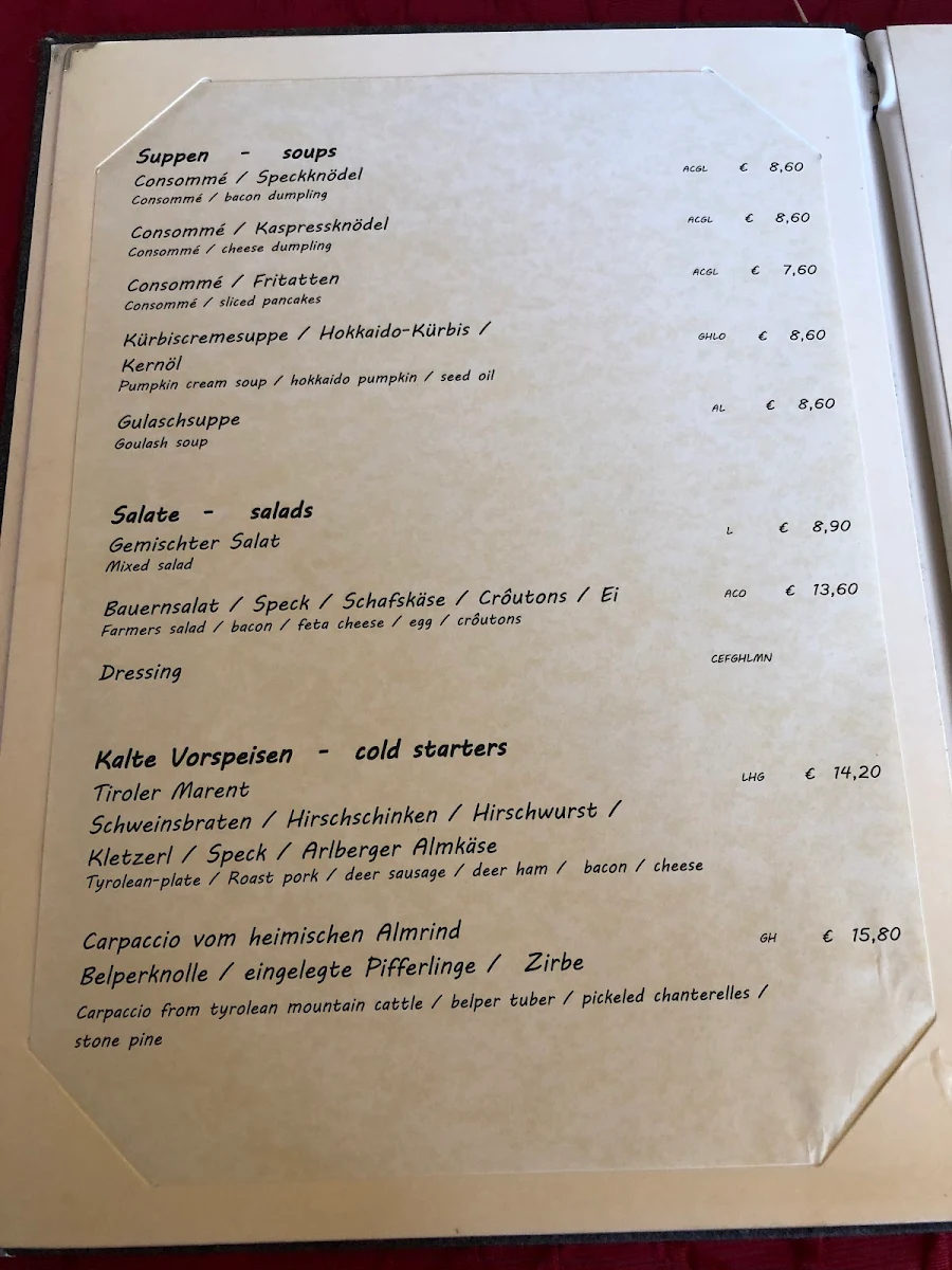 Speisekarte photo 6