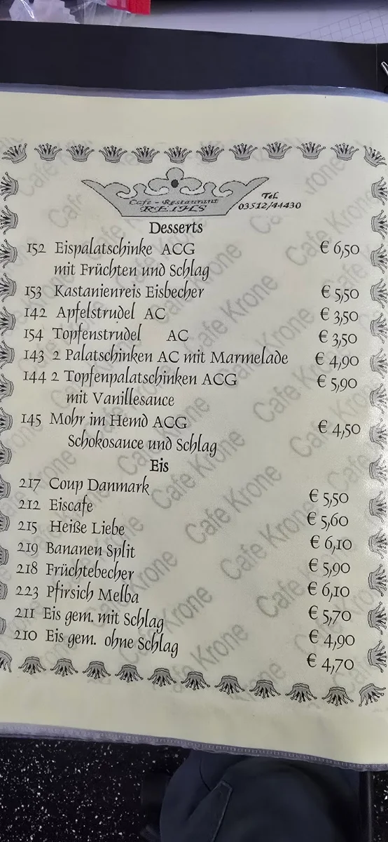 Speisekarte photo 1