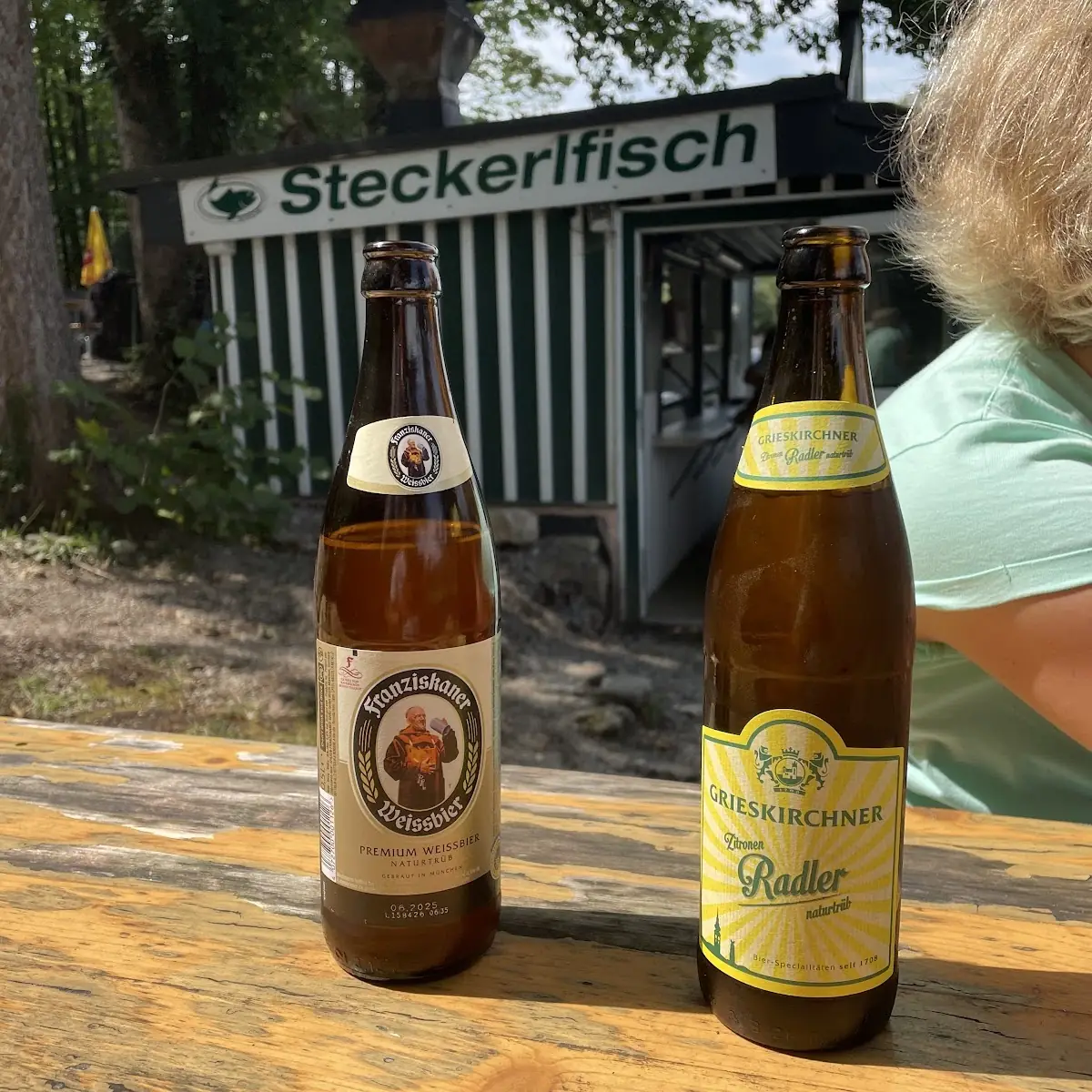Essen und Trinken, Steckerlfisch in Abersee