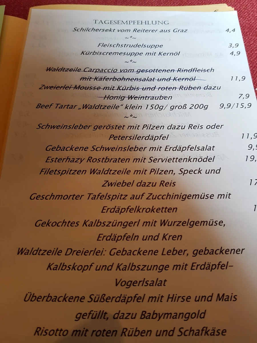 Speisekarte photo 4