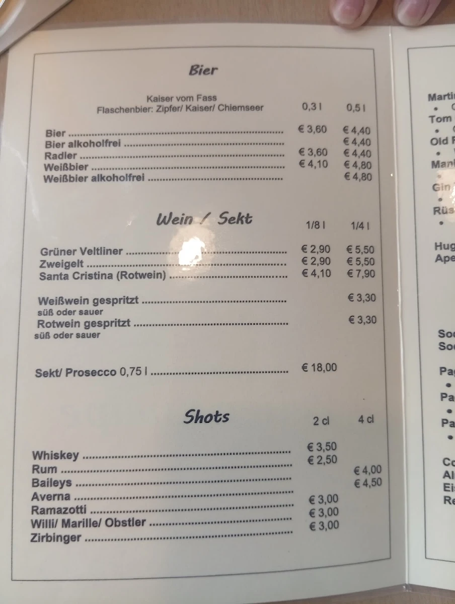 Speisekarte photo 5
