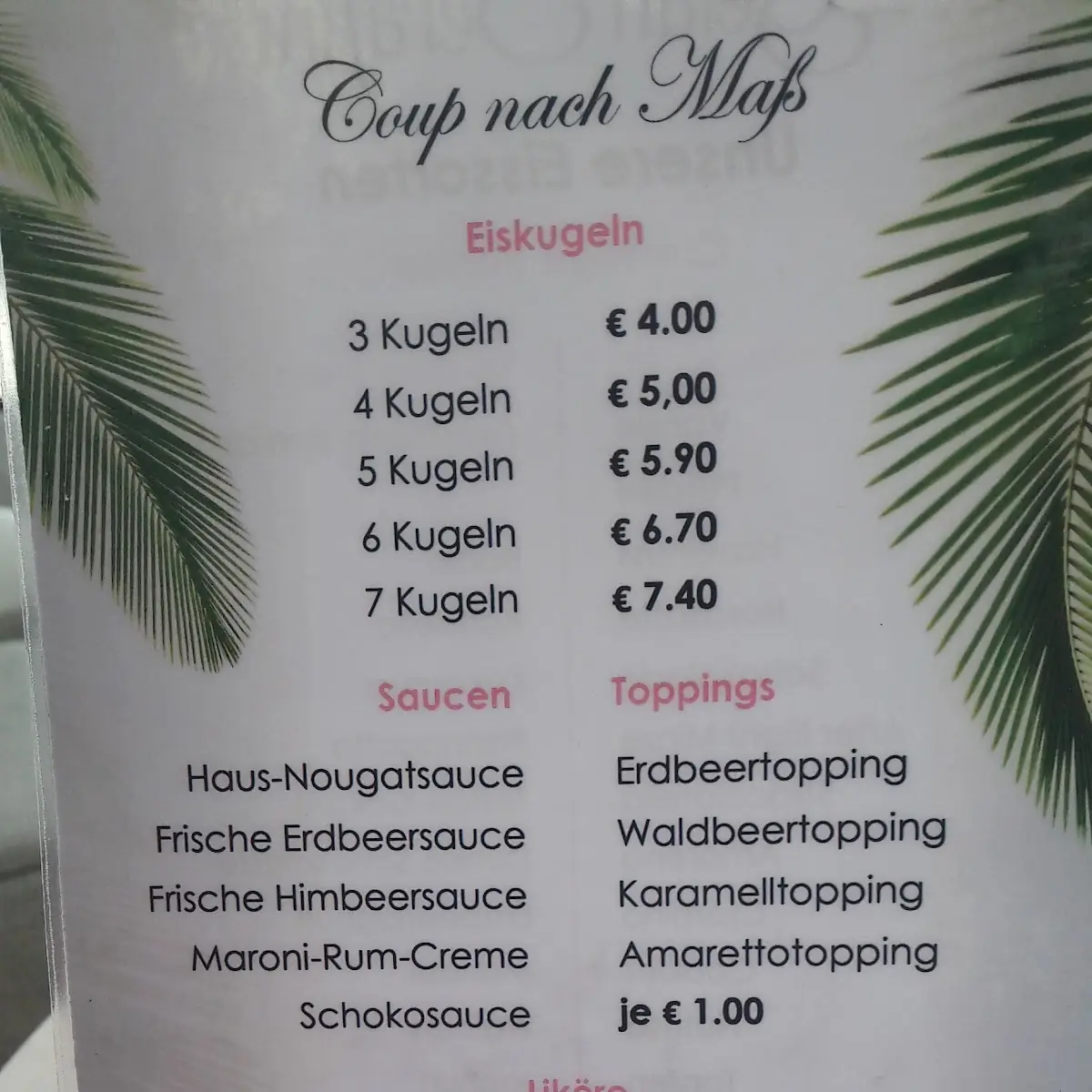 Speisekarte photo 3