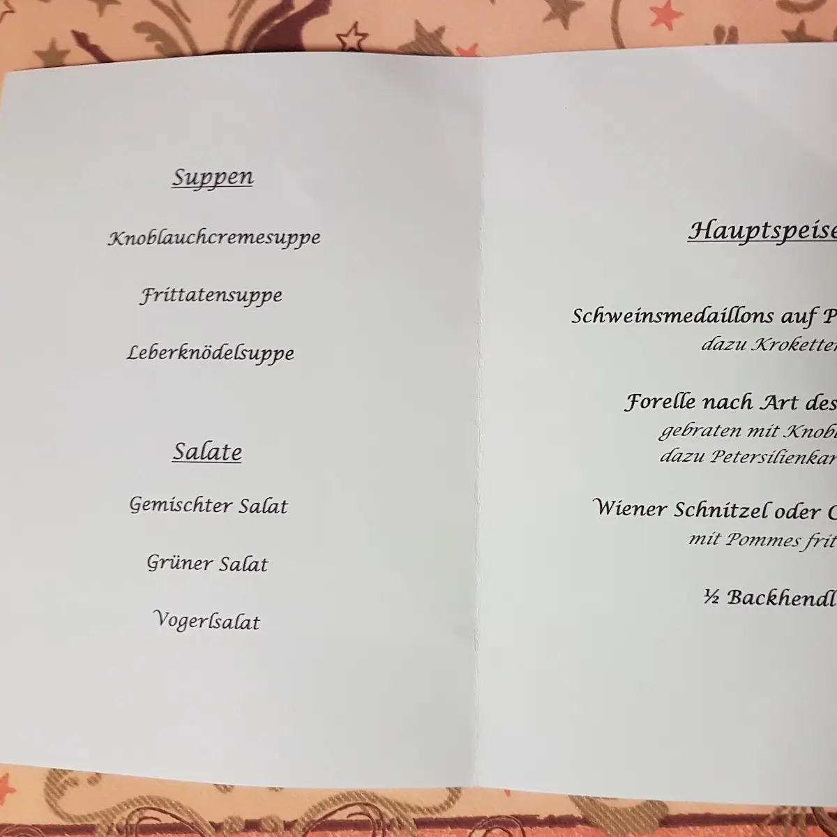 Speisekarte photo 8