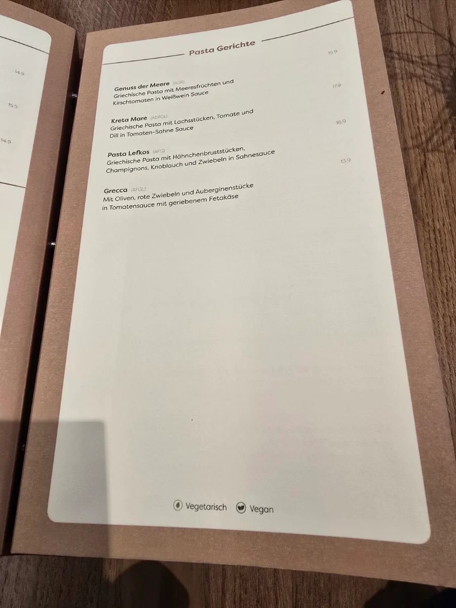 Speisekarte photo 3