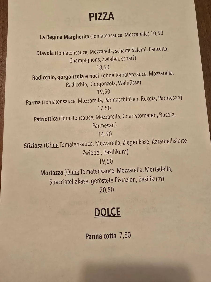Speisekarte photo 1