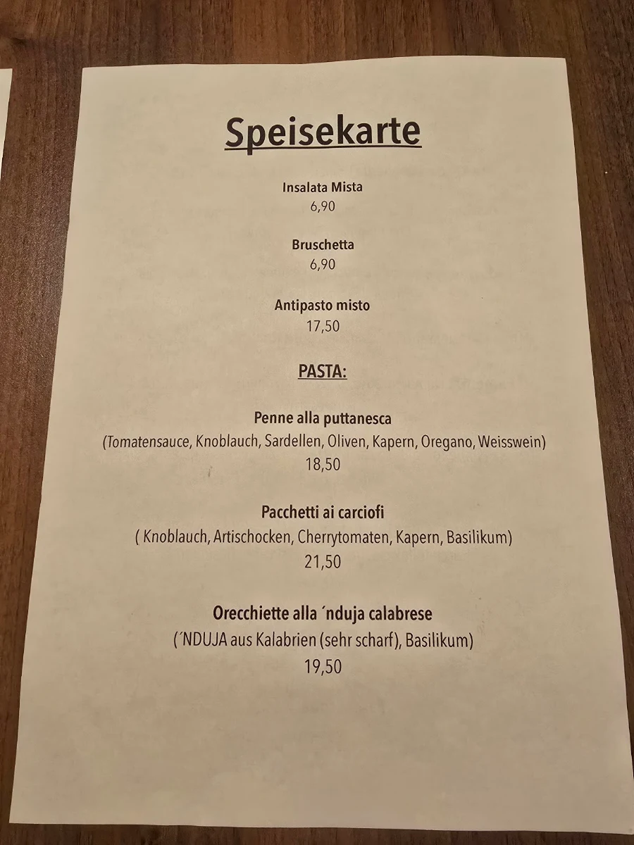 Speisekarte photo 2