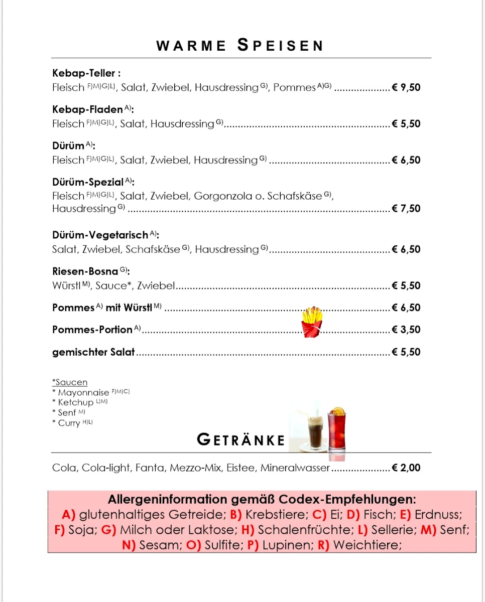 Speisekarte photo 5