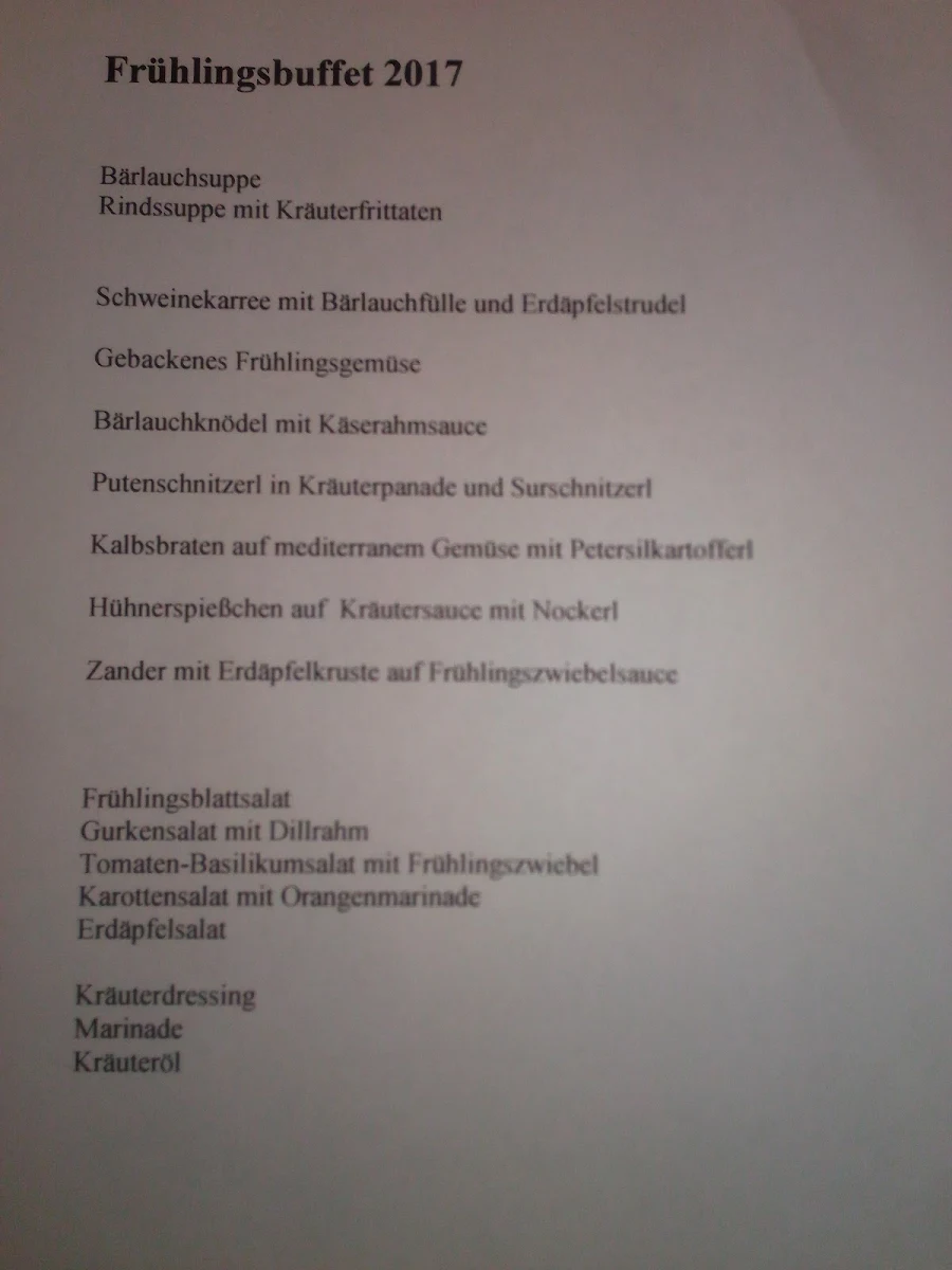 Speisekarte photo 5