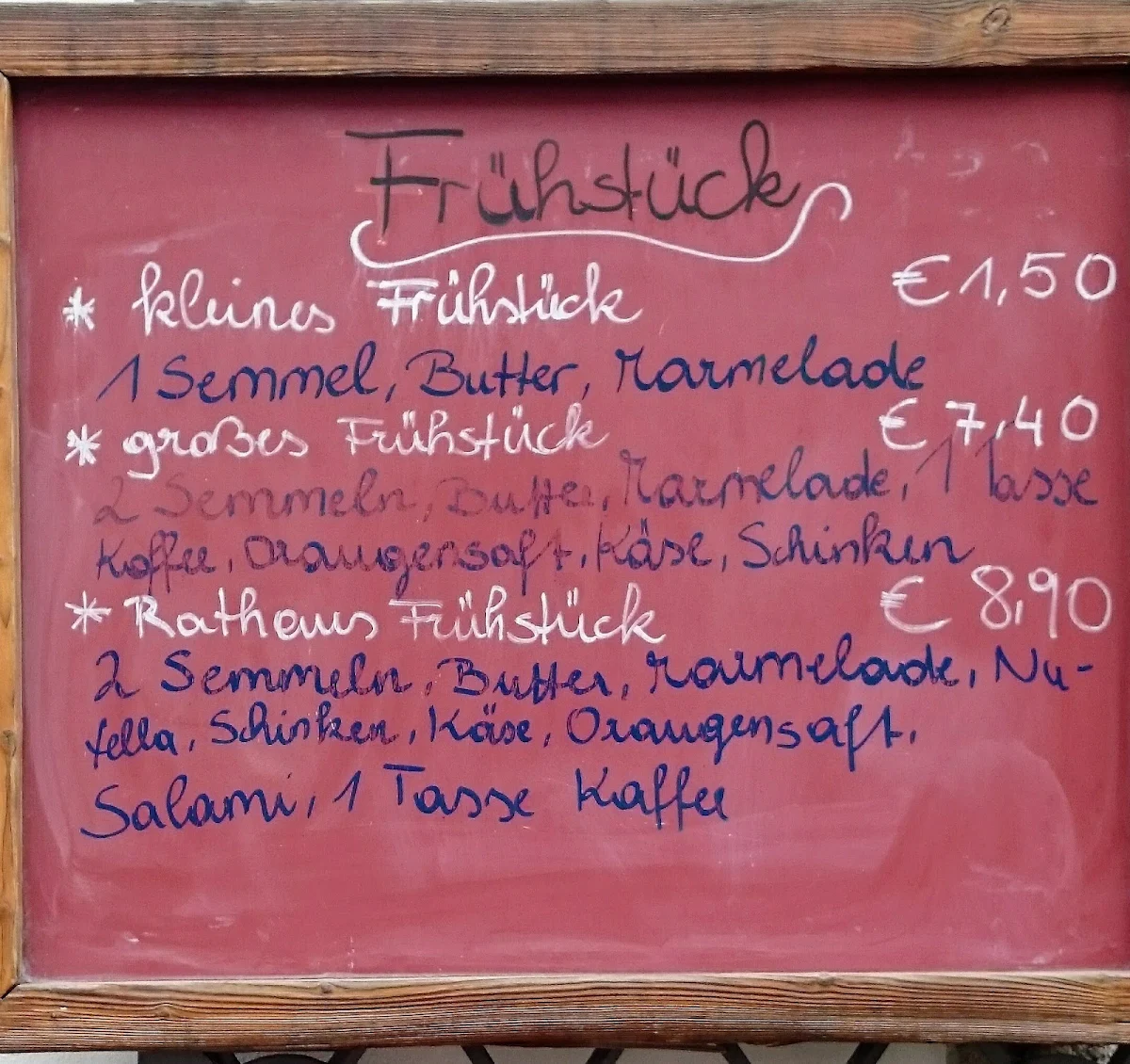 Speisekarte photo 3