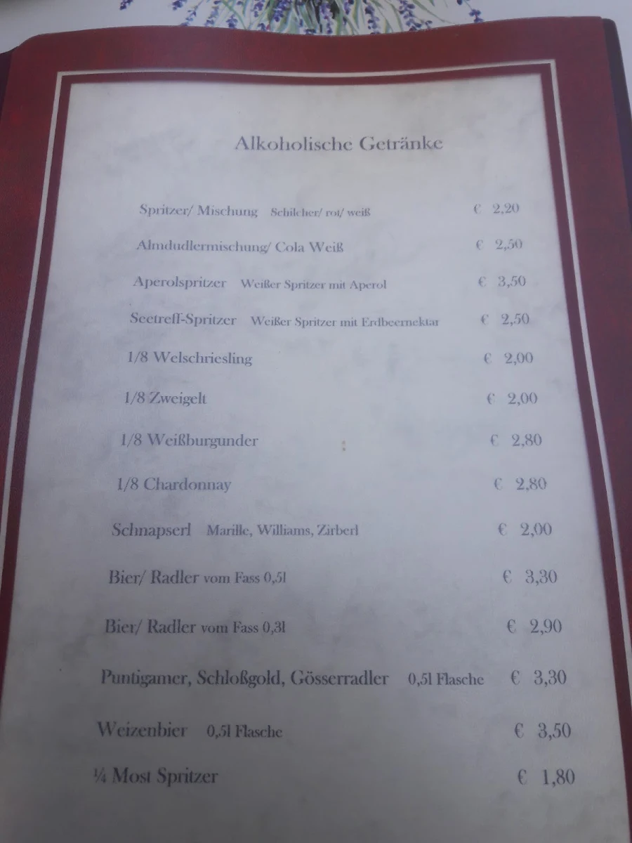 Speisekarte photo 2