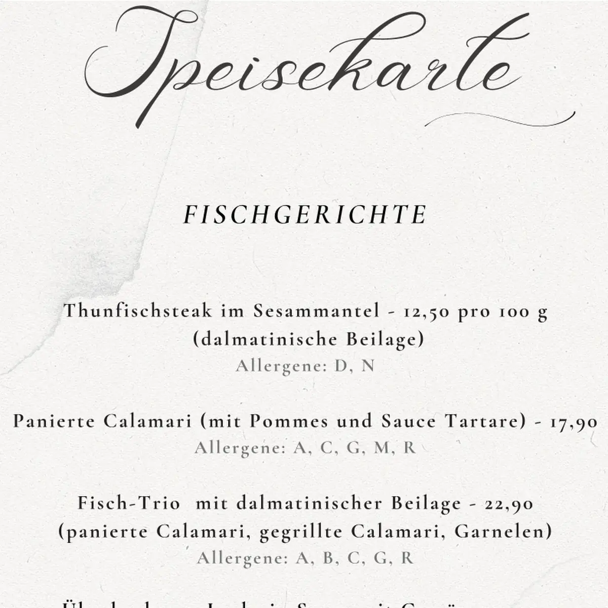 Speisekarte photo 10