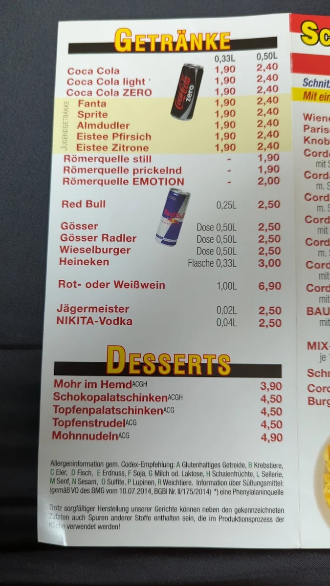 Speisekarte photo 6