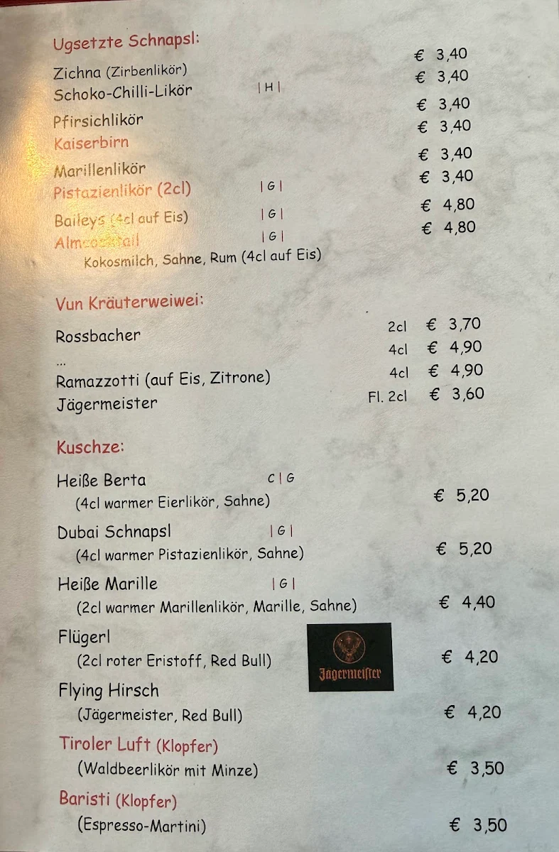 Speisekarte photo 1