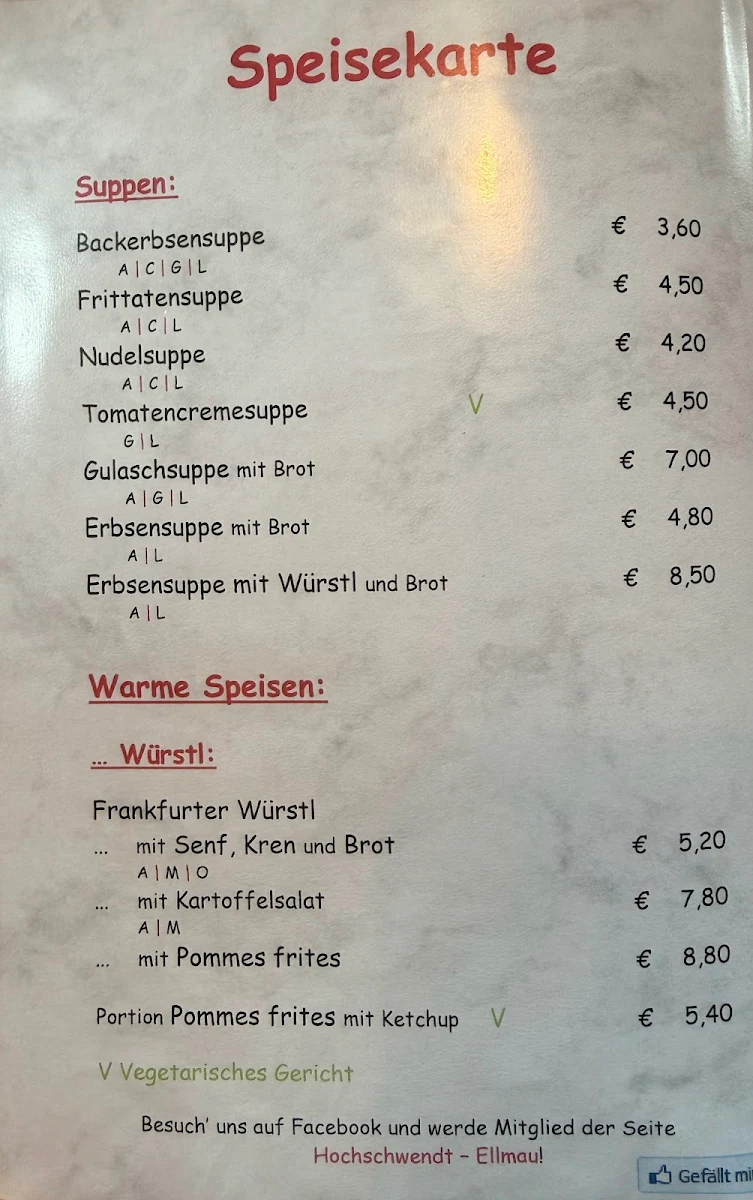 Speisekarte photo 5
