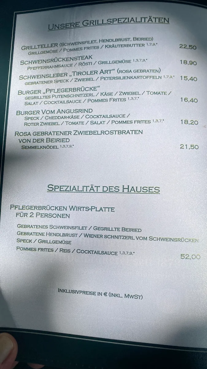 Speisekarte photo 1