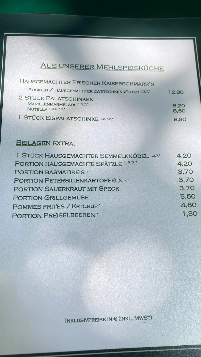 Speisekarte photo 2