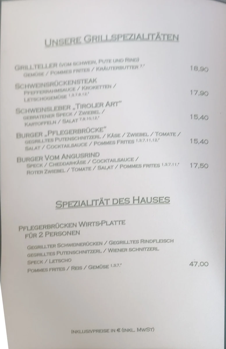 Speisekarte photo 6