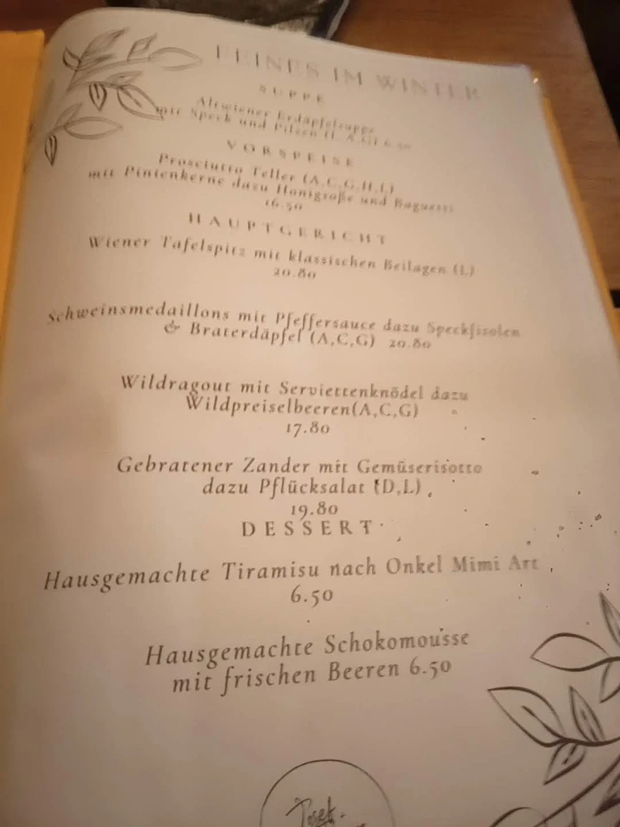 Speisekarte photo 5