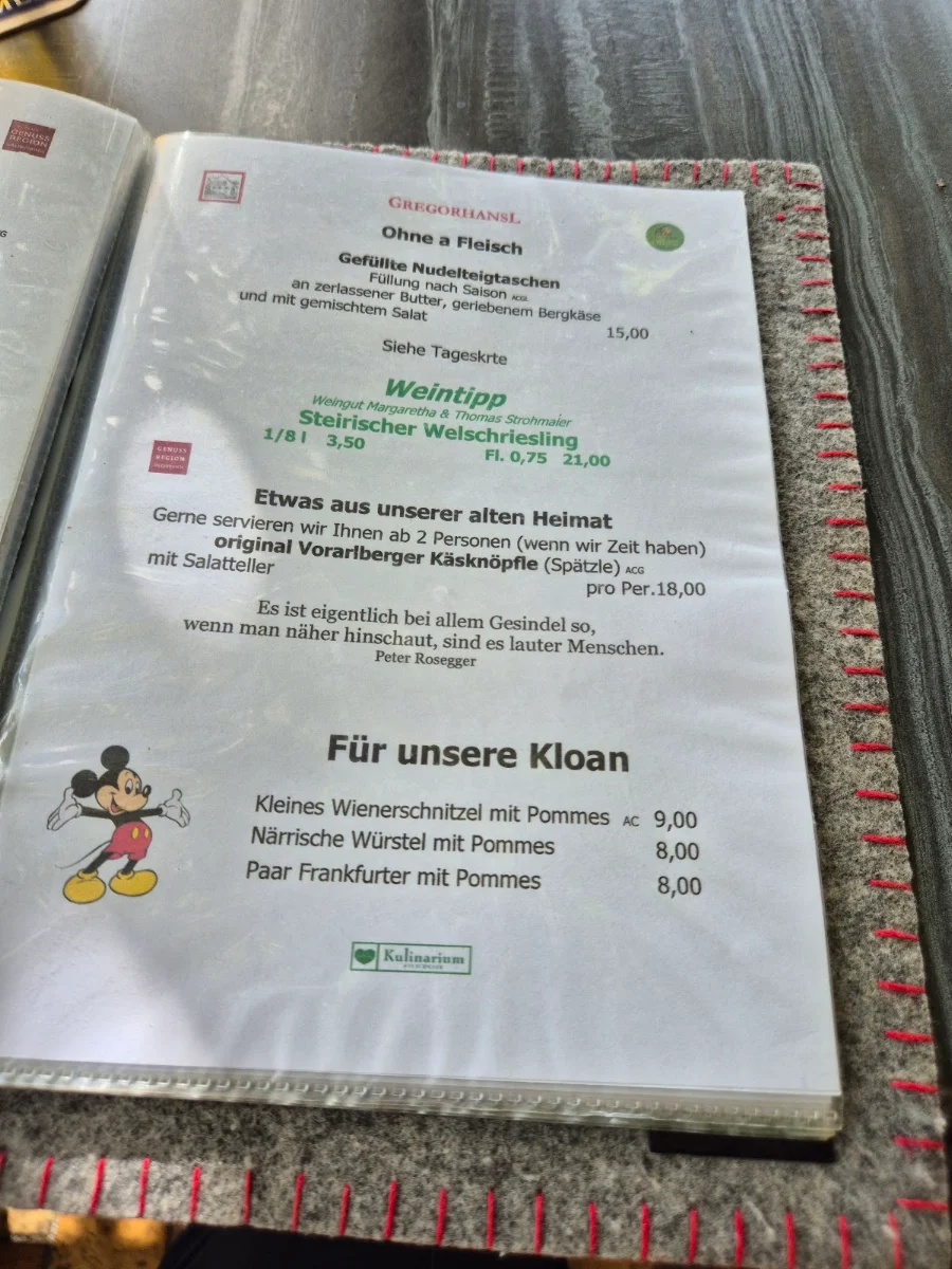 Speisekarte photo 2