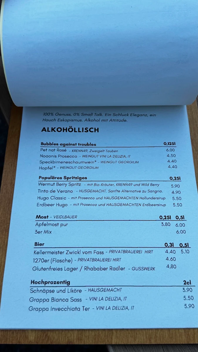Speisekarte photo 2