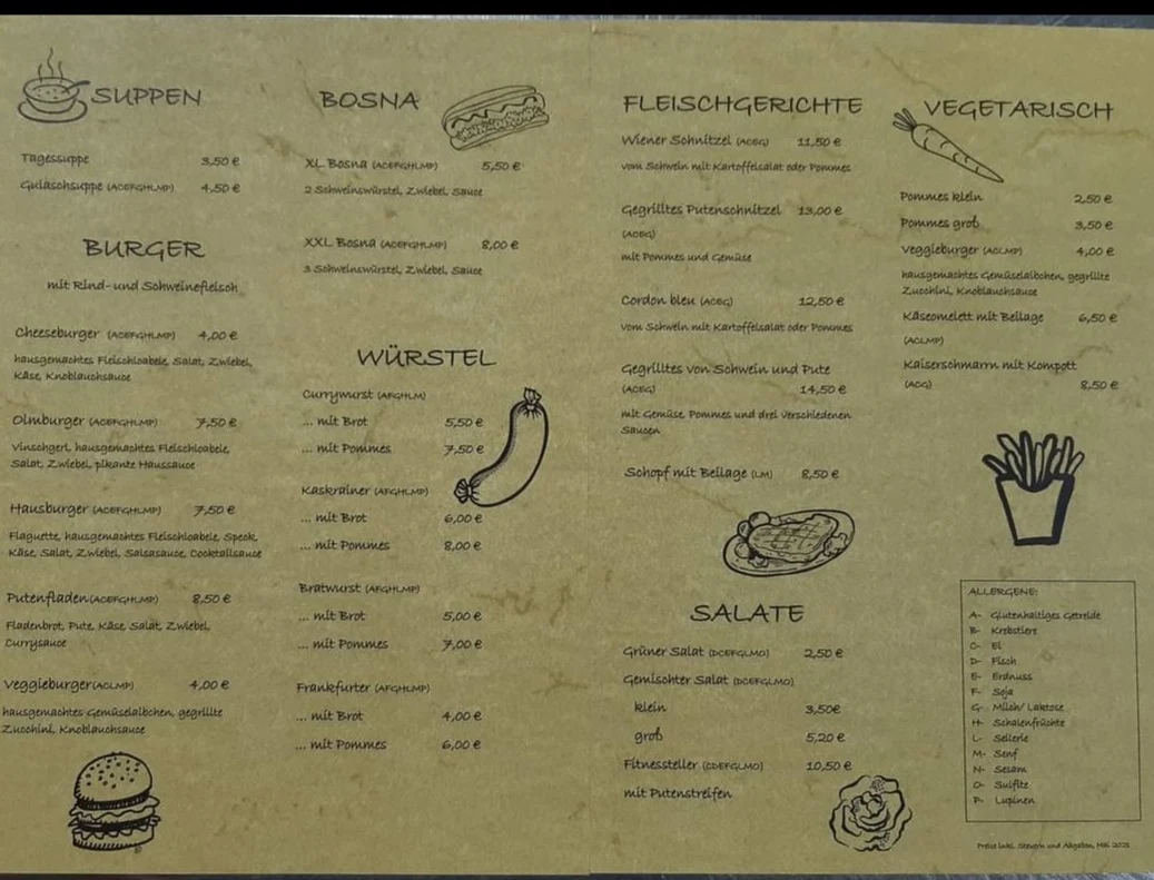 Speisekarte photo 2