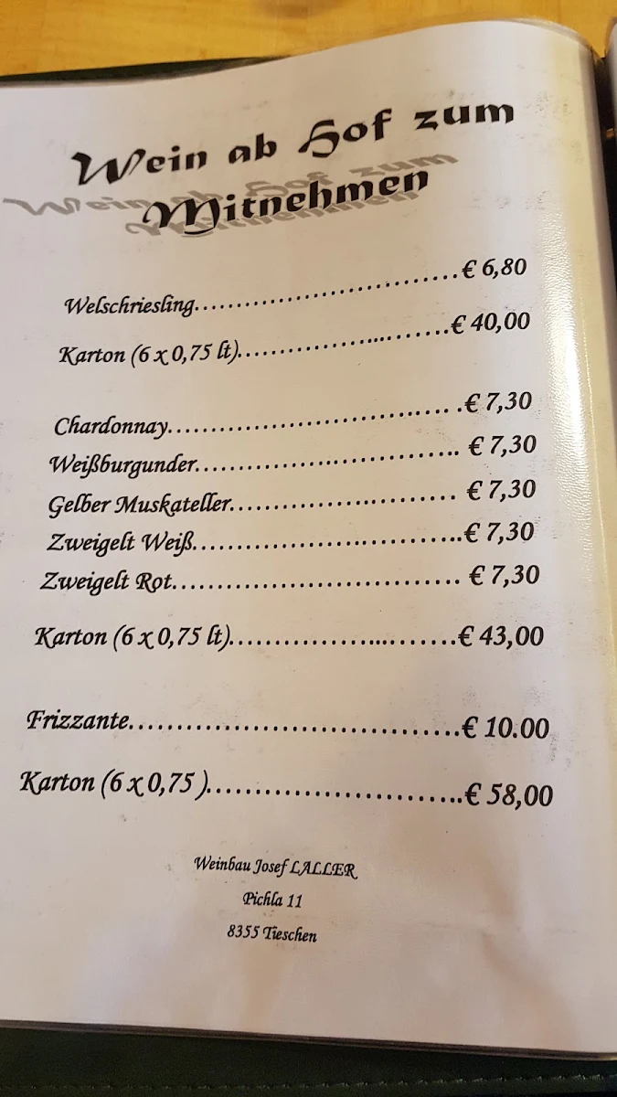 Speisekarte photo 1