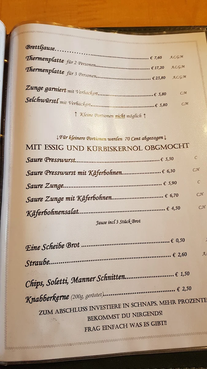 Speisekarte photo 2