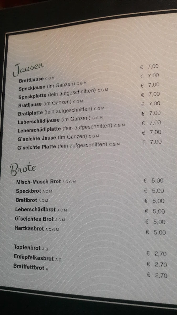 Speisekarte photo 3