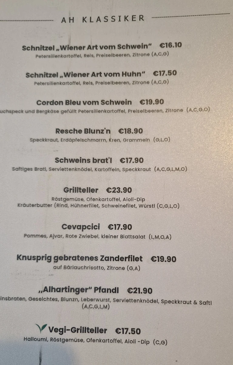 Speisekarte photo 2