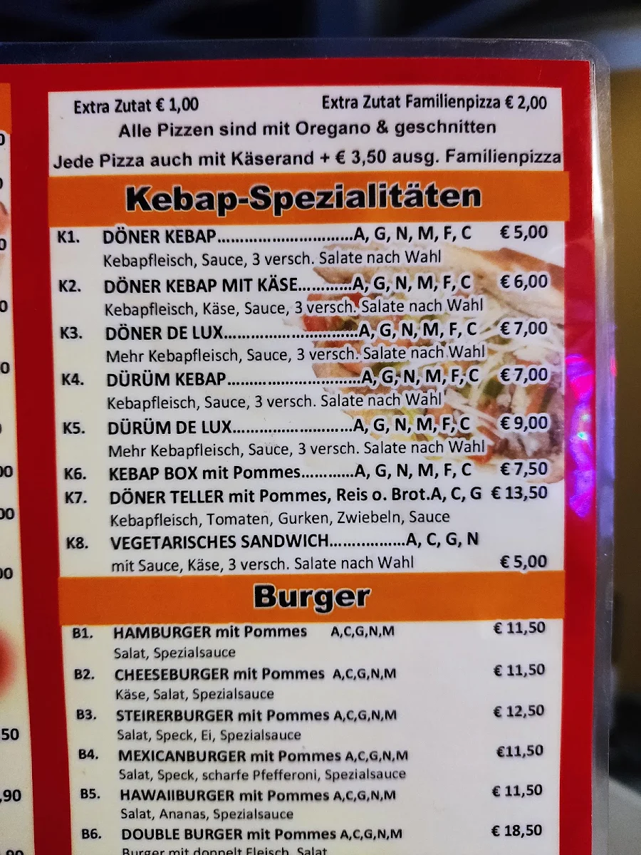 Speisekarte photo 1