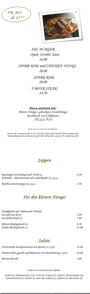 Speisekarte photo 3