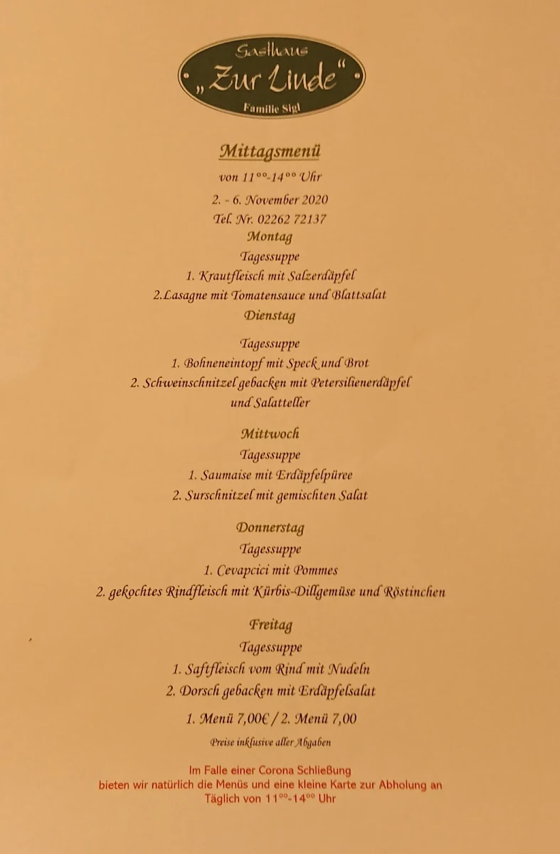 Speisekarte photo 4