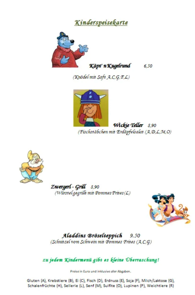 Speisekarte photo 5